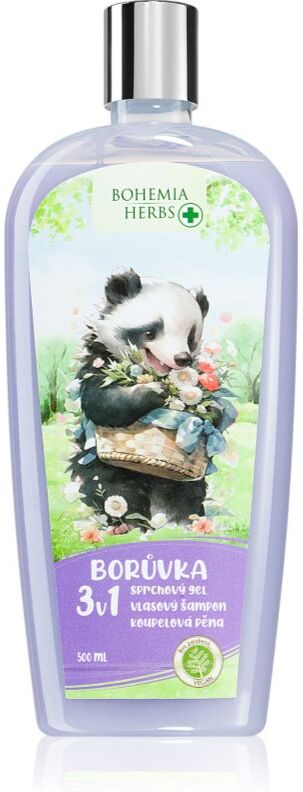 Bohemia Gifts Bohemia Herbs Blueberry bain moussant et gel lavant pour enfant 500 ml