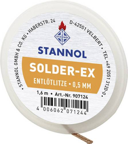 Stannol Solder-Ex Entlötlitze Länge 1.6m