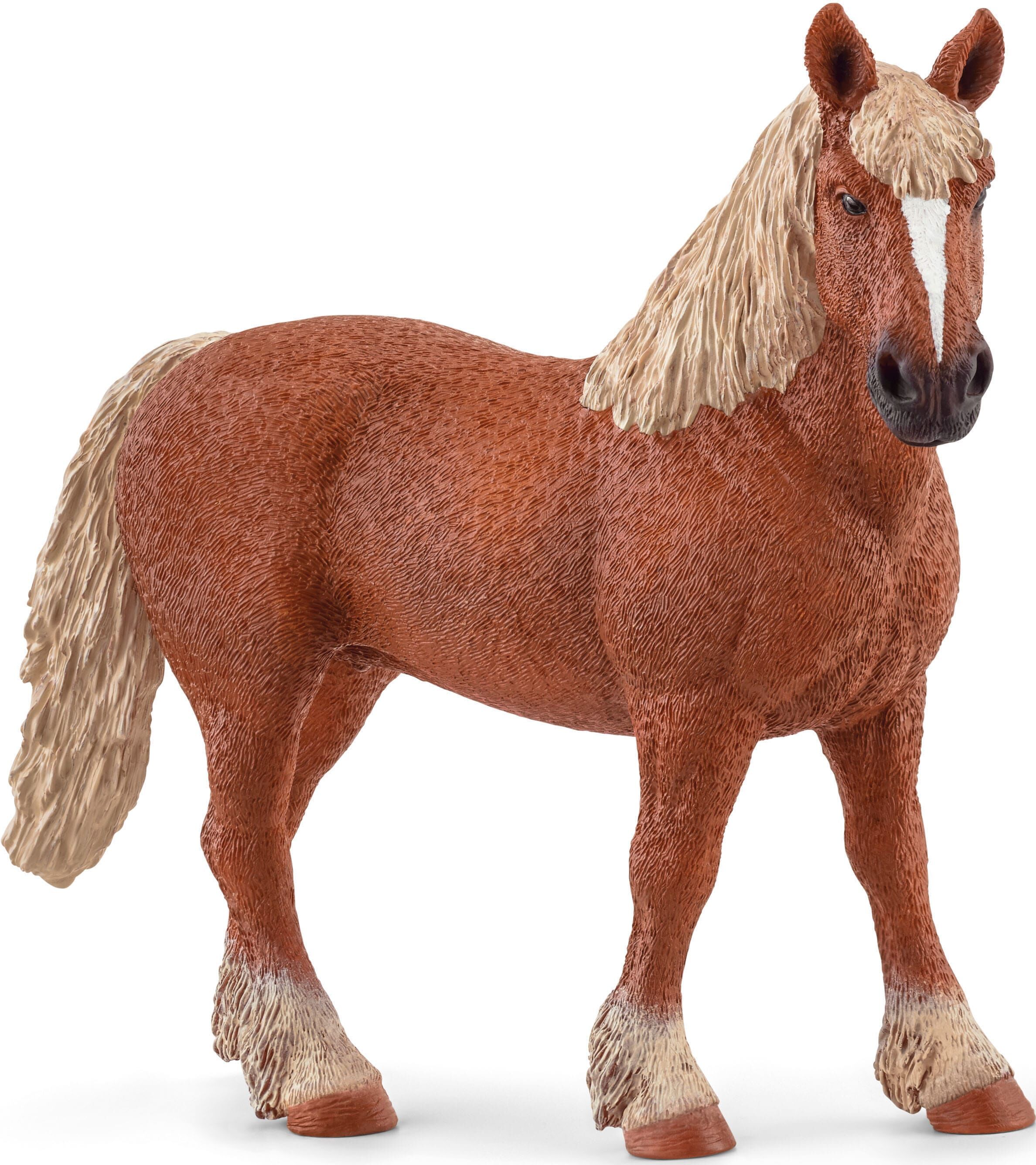 Spielfigur SCHLEICH "FARM WORLD, Belgische Zuchtstute (13941)", braun, Spielfiguren, Kinder, Kunststoff, Spielfigur