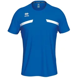 Errea, Herren, Sportshirt, Shirt Mark S/S Ad (S), Weiss, Blau