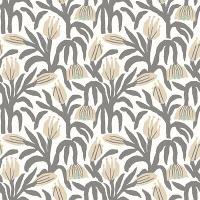 Hoopla Walls Chunky Flower Black and White Peel and Stick Wallpaper - N/A