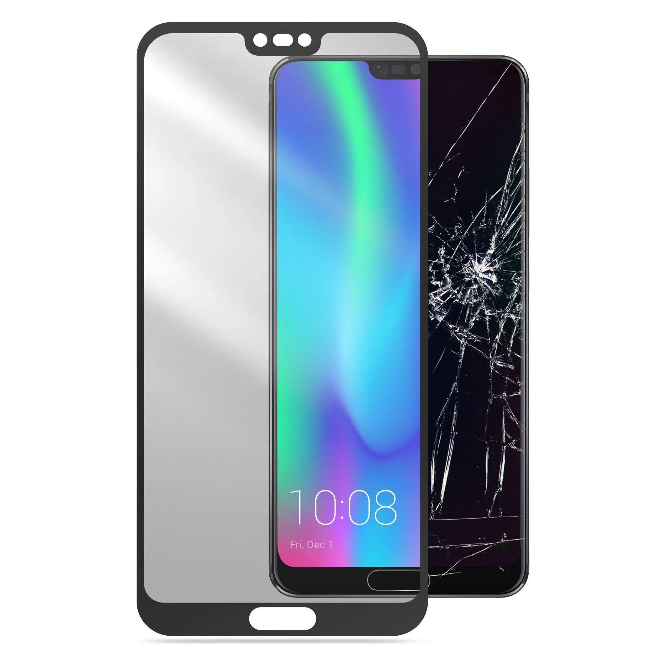 Cellularline Tempered glass for Honor 10, black (1 Stk., Honor 10) (8018080329036)