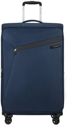 Samsonite Litebeam 77cm 4-Wheel Large Expandable Suitcase - Midnight Blue