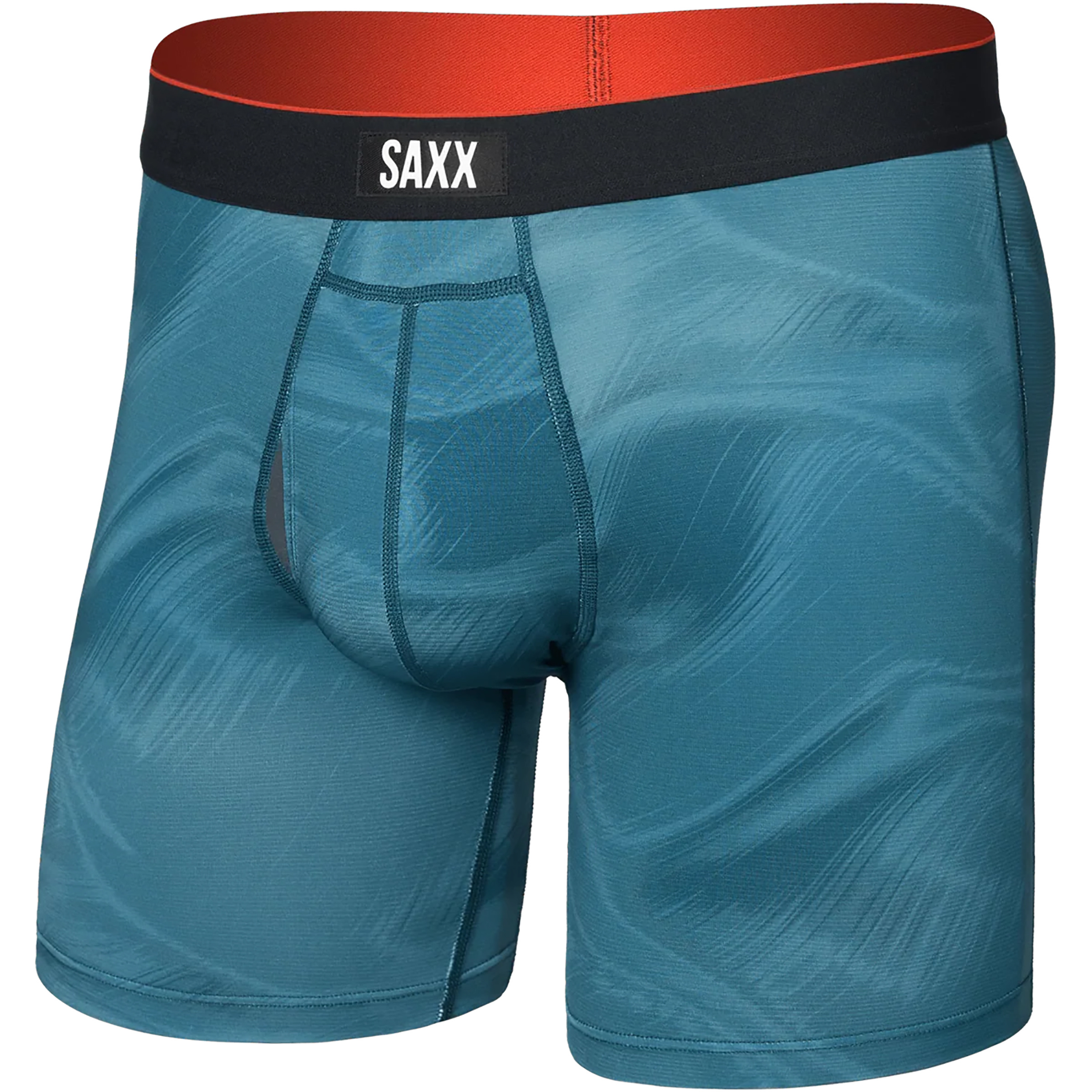 Saxx Underwear Multi Sport Mesh Fly Boxer Herren Kurze Unterhose blau Größe XL Elastisch