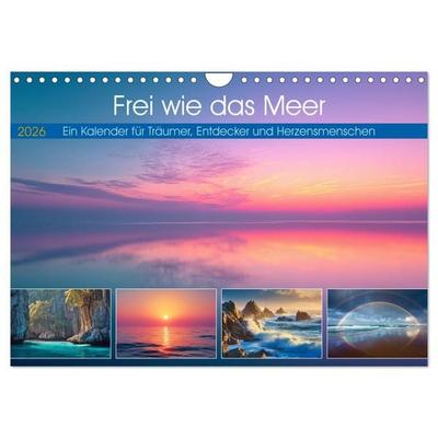 Frei wie das Meer (Wandkalender 2026 DIN A4 quer), CALVENDO Monatskalender
