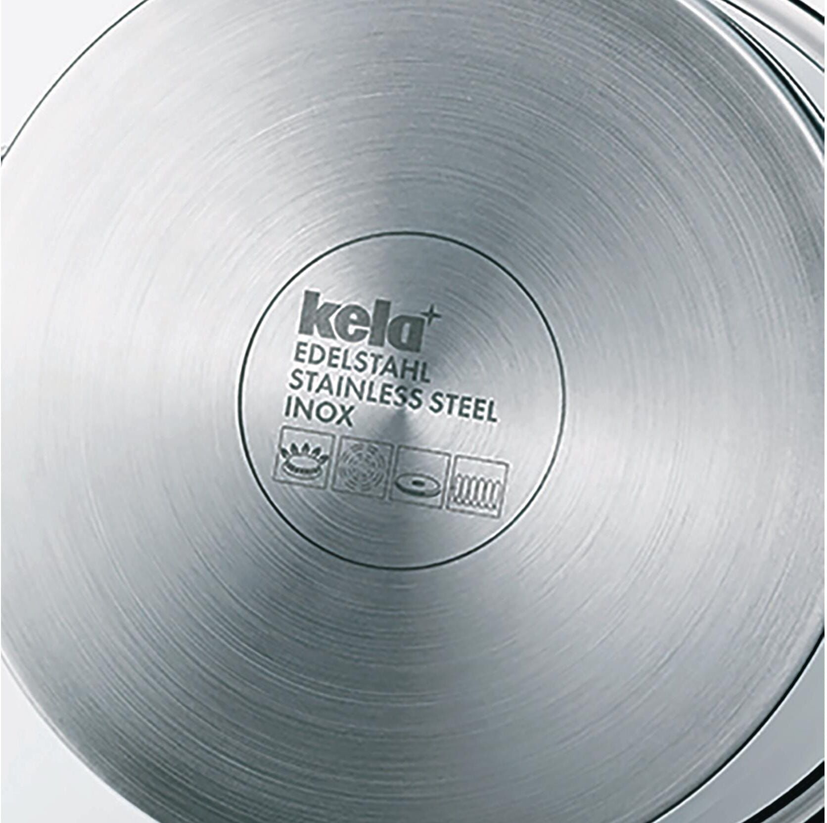 Kochtopf KELA "Cailin 16", silber (silberfarben), Töpfe, Kochtopf silberfarben Einheitsgröße