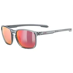 Uvex LGL 52 Brille Smoke/Mirror Red