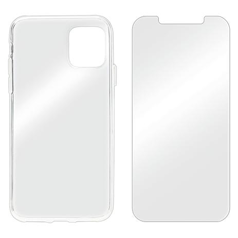 Displex Real Glass, 2D Panzerglas + Handyhülle (1 Stk., Apple iPhone 12, Realme 12 Pro+) (01311)