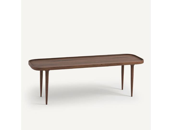 AM.PM Table basse noyer massif, Magosia, grand modèle Marron Noyer
