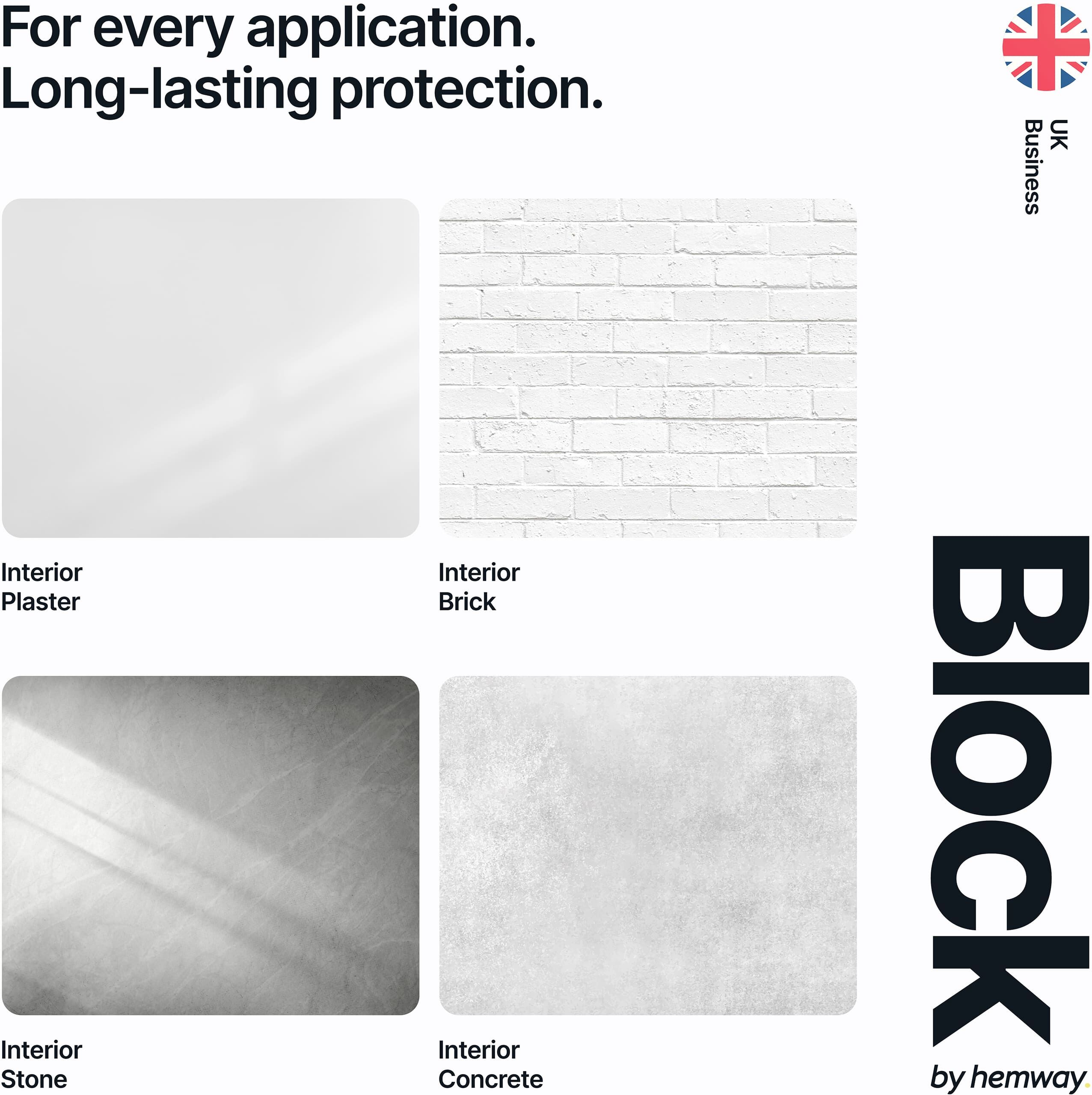Hemway Premium Paint Mould Blocker   High Performance Anti Mould Paint   Easy to Apply, Quick Dry & High Coverage - 3l