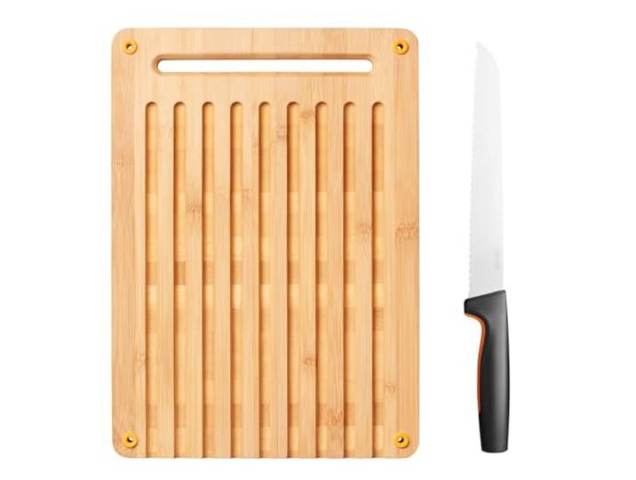 Fiskars Bamboe Snijplank en Broodmes, Functional Form