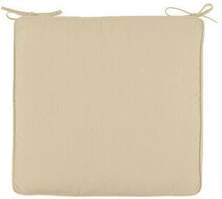 Replacement Chair Cushion - 21.5x18.5 - Box Edge, Canvas Sand Sunbrella - Ballard Designs
