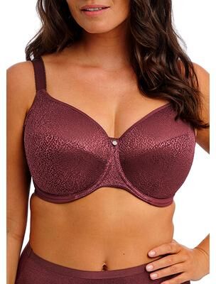 Plus Size Women's Demure Underwire Unlined Bra by Fantasie Lingerie in Fig (Size 40 E)
