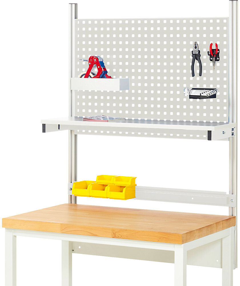 System-Aufbau-Komplettset 1, für Werkbank, Breite 1000 mm RAU