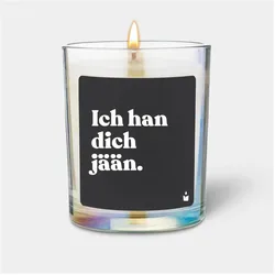 Chatty Candles, Duftkerzen, Duftkerze Rainbow Woody "Ich han dich jään."