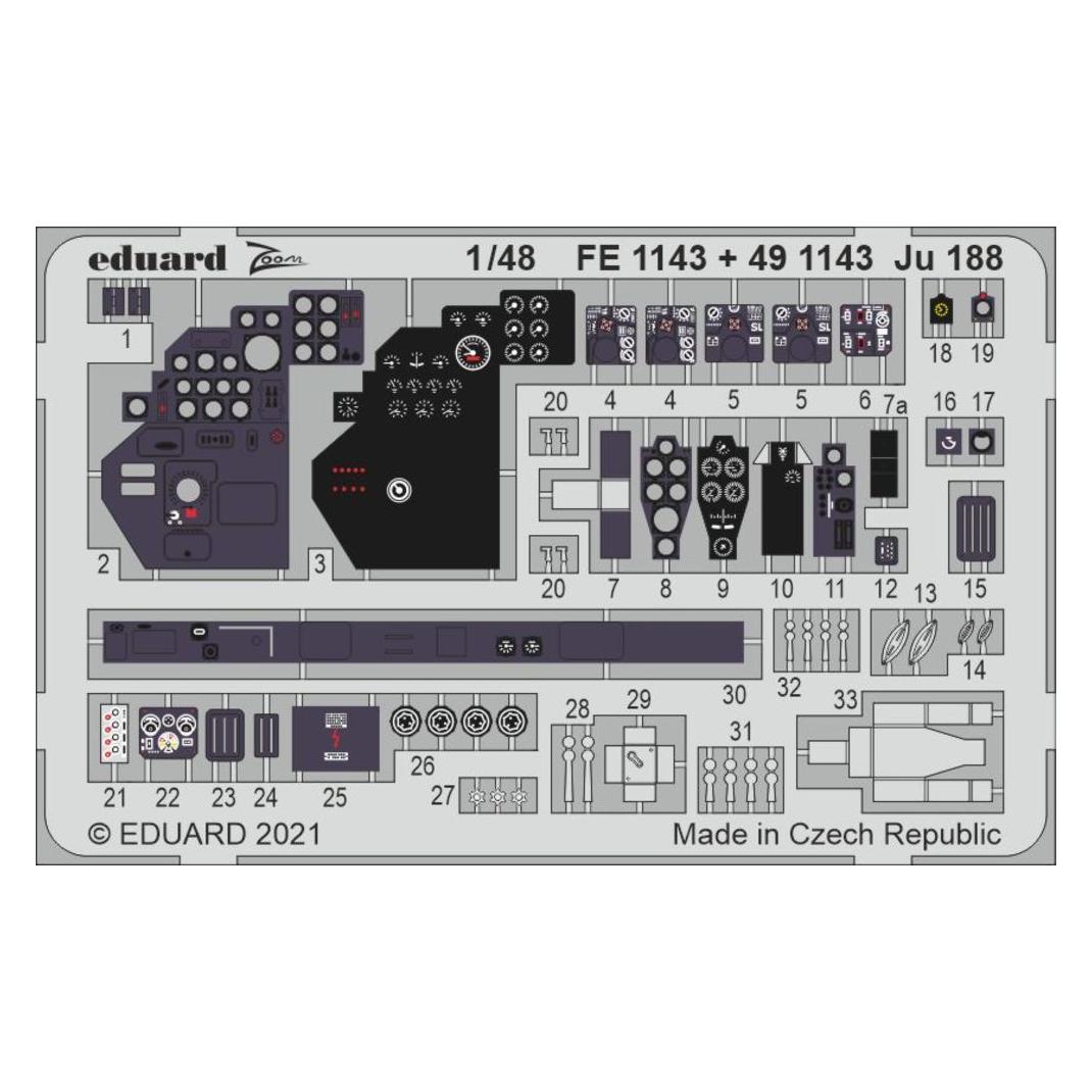 Eduard Ju 188 1/48 for REVELL (FE1143)