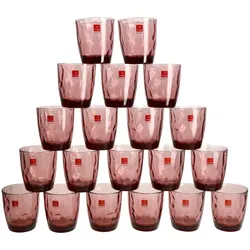 20x Diamond Whiskyglas Rock Purple 305ml Tumbler Cocktail Trinkgläser Wasser lila