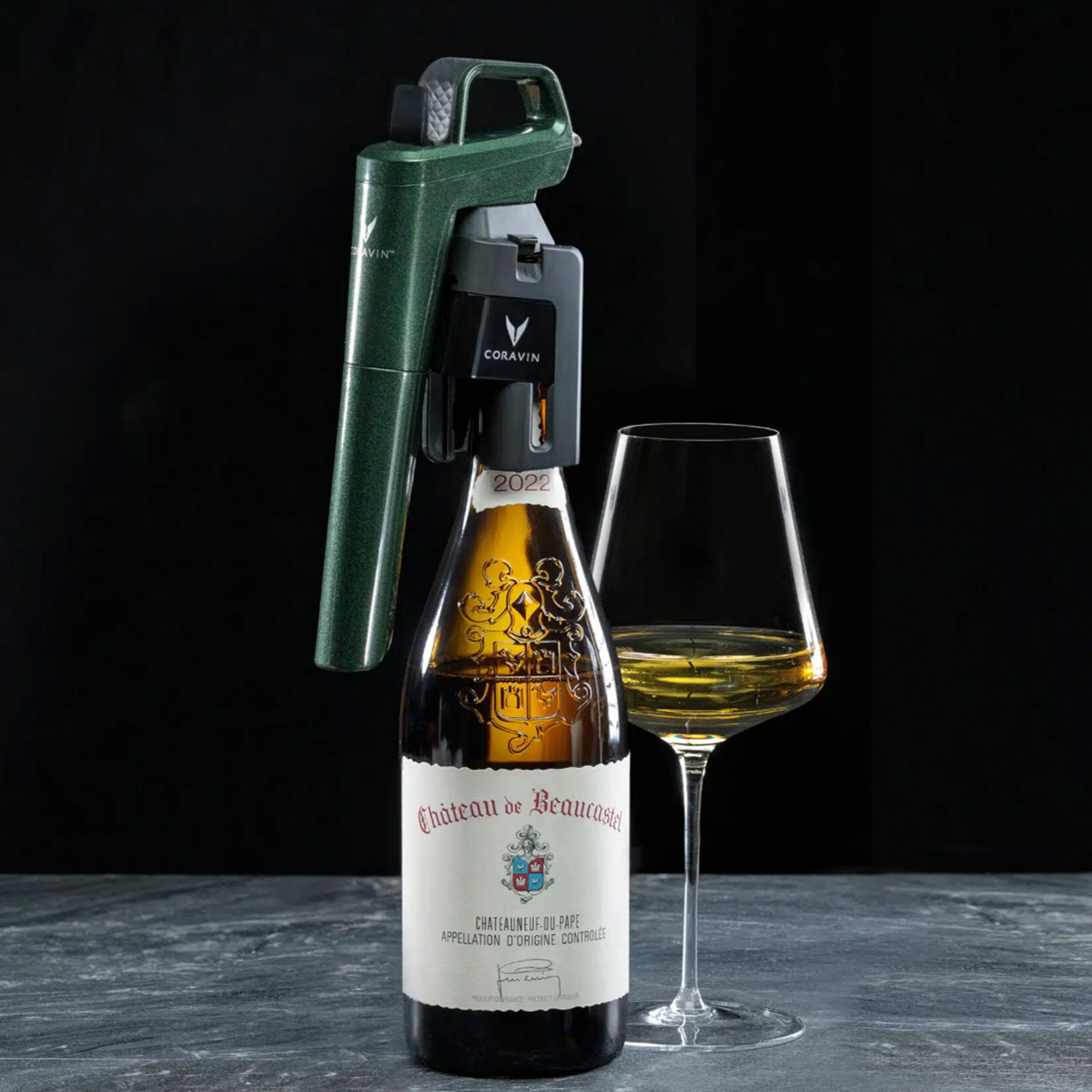 Coravin Timeless Six+ Vinopbevaringssæt, Skovgrøn - Coravin