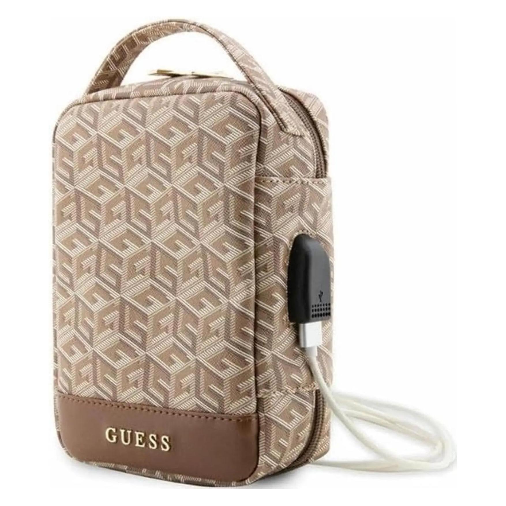 Guess PU G Cube Travel Universal Bag - brown (GUHBHGCFSEW)