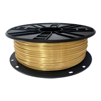 Ampertec 3D-Filament Seiden-PLA gelbgold mit Perlglanz 1.75mm 1000g Spule 3DSPL1000YGO1AM