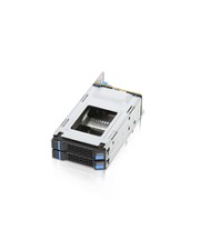 Chenbro Micom 2.5" Speicherlaufwerkbehälter 2.5 Zoll Serial ATA III Attached SCSI SAS Schwarz 2-bay HDD Cage w/12Gbps SAS& SATA Backplane 2 x 650mm Cable (384-23701-3116B0)