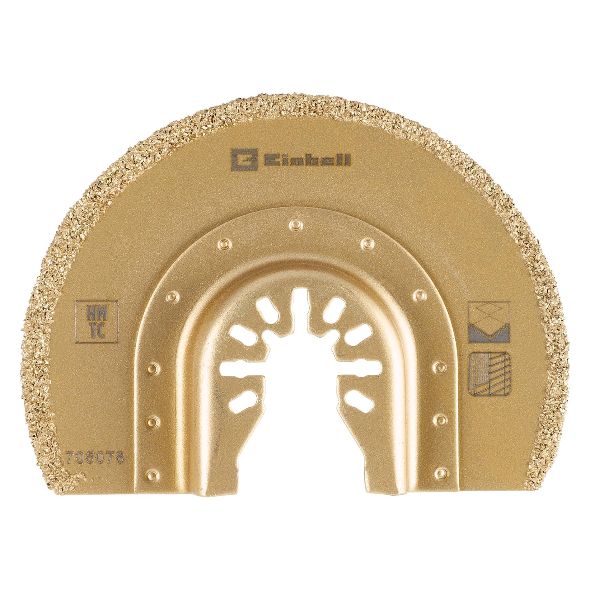 Einhell Hartmetall-Sägeblatt, 708078, halbrund, 87 mm (708078)