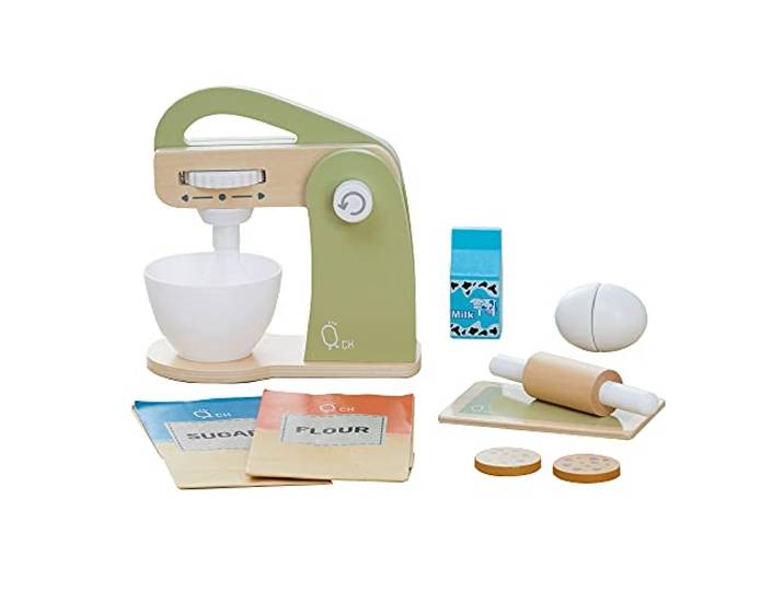 Teamson Kids Houten Speelkeuken Accessories - Menger - 10 Stuks - Kinderspeelgoed - Groen