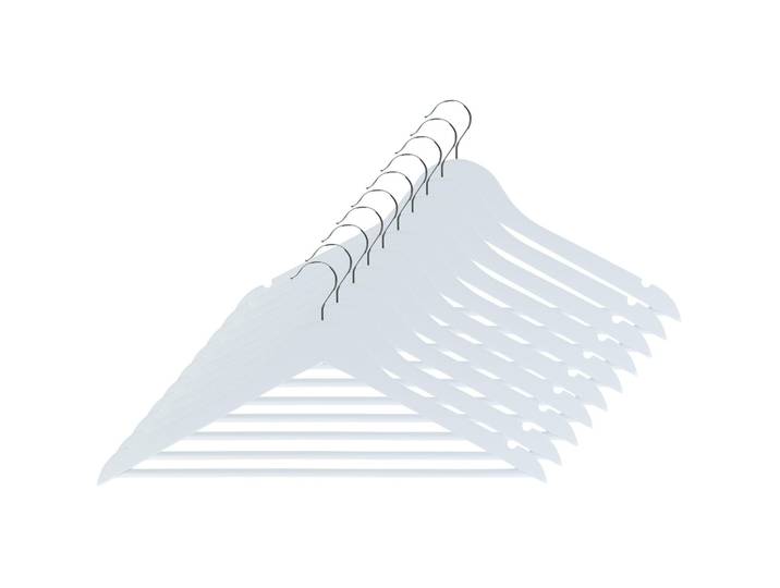 Kleiderbügel-Set COCON Weiss Holz B 2 cm Set