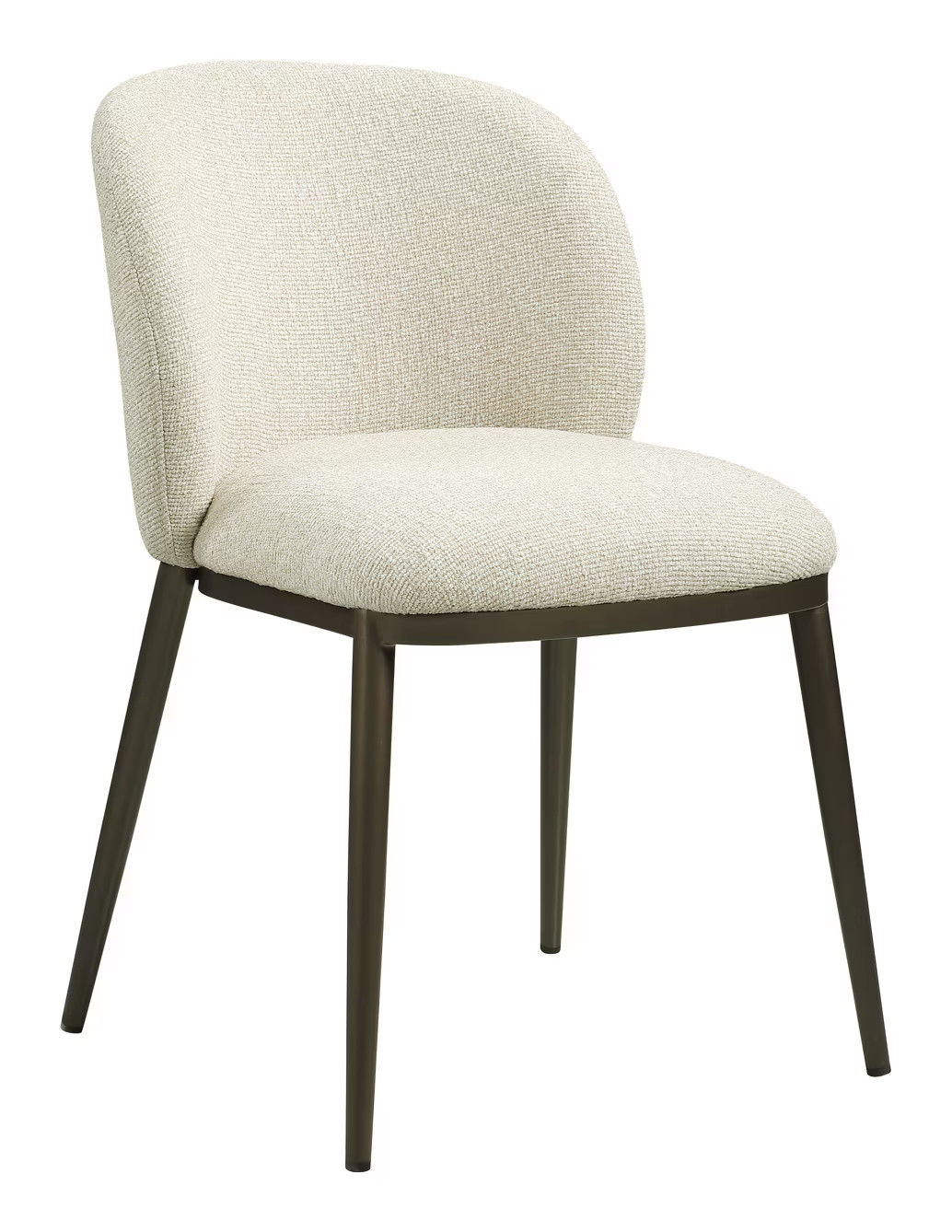 Richmond Interiors Eetkamerstoel Gandy Bouclé - Naturel
