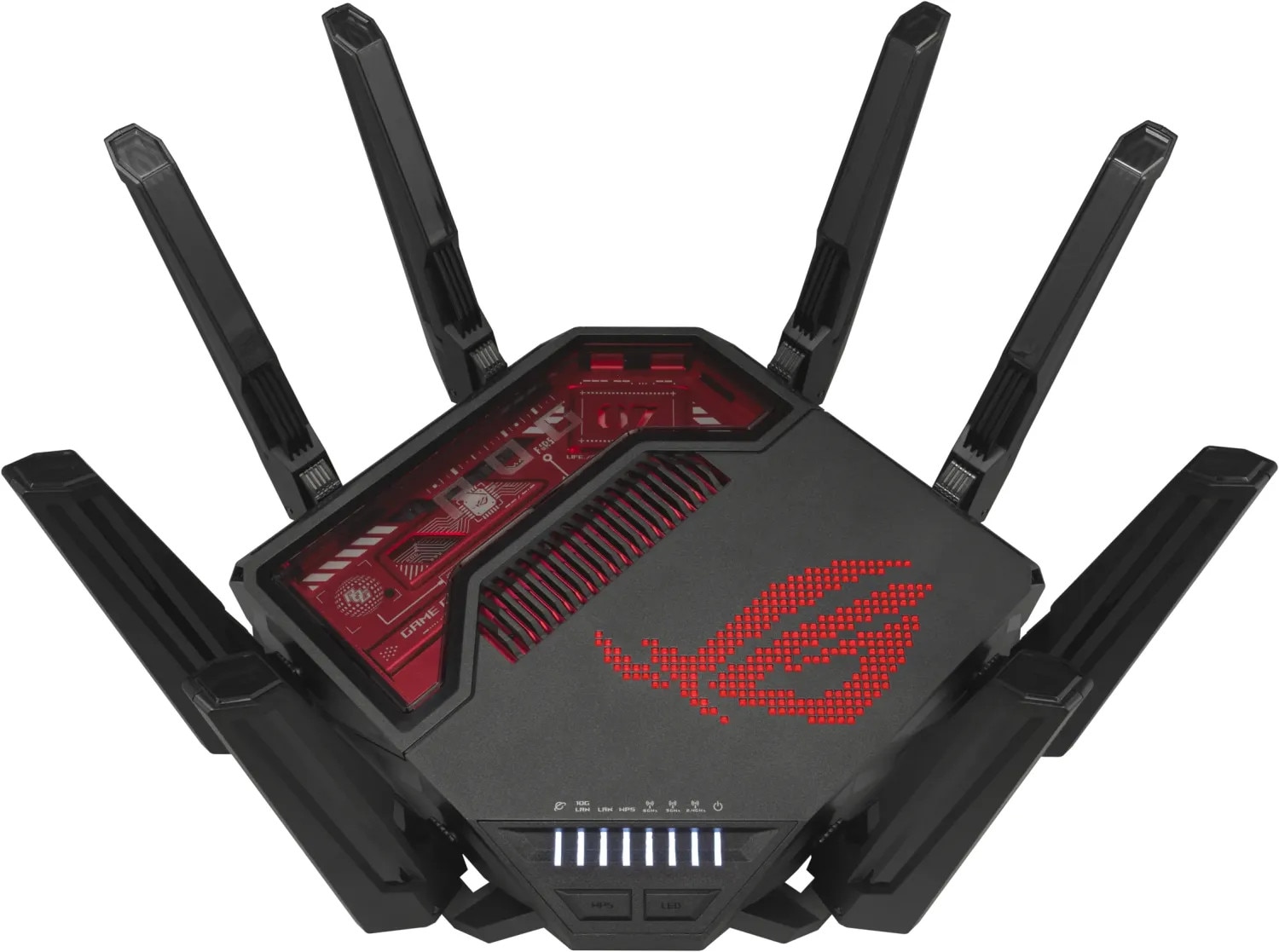 ASUS ROG Rapture GT-BE19000 Tri-band WiFi 7 Gaming Router 2x 10G Ports, Aura RGB, AiMesh