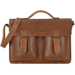 Greenland Nature Nature Aktentasche Leder  40 cm  braun