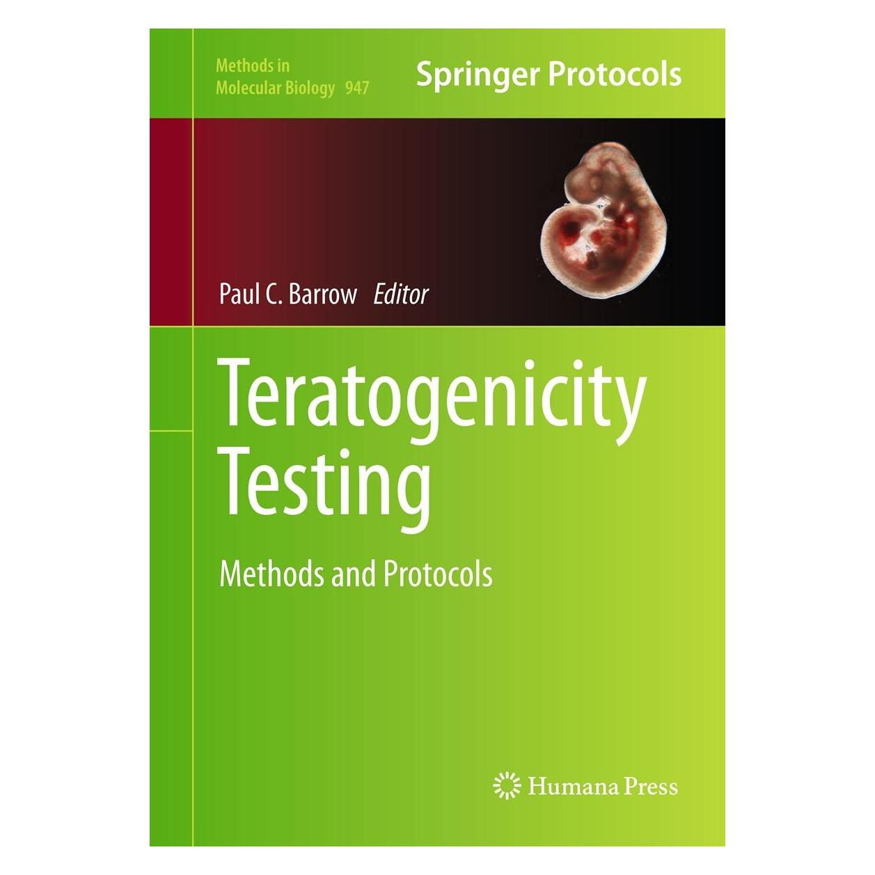 Humana Press Teratogenicity Testing (Englisch, Hardcover, Paul C. Barrow) (9781627031301)