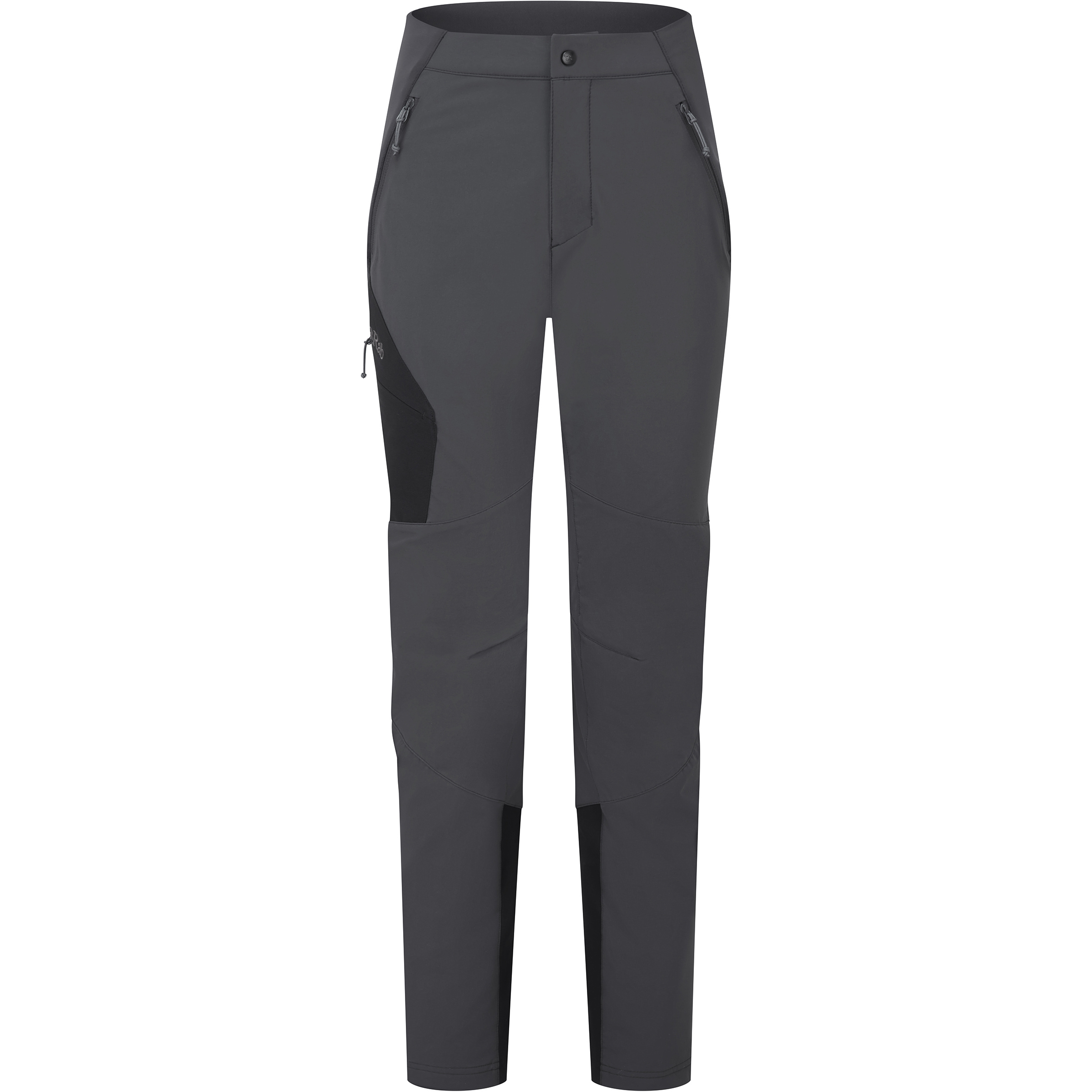 Rab Ascendor Hose Damen Softshellhose grau Größe M Trekking Wasserabweisend Wasserabweisend