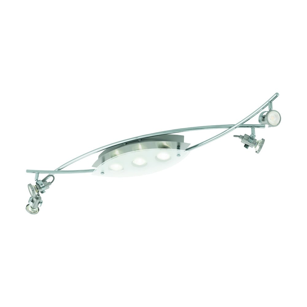 Eglo Plafondlamp Tukon 3 met 4 lampen in Chroom en Wit