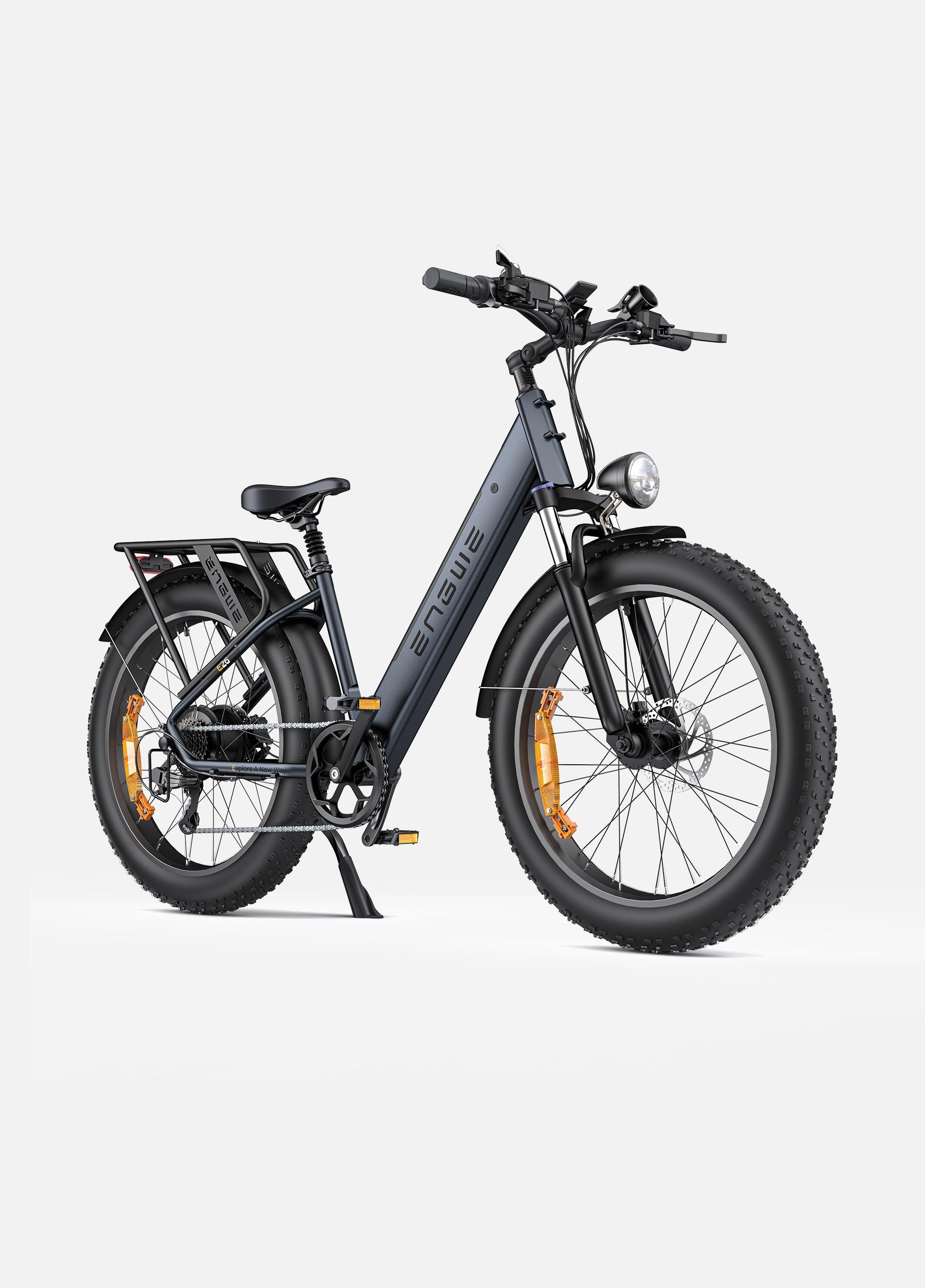 ENGWE E26 E-Bike 26 Zoll, 250 W, 768 Wh Akku, 70 Nm, Tiefeinstieg, Schwarz
