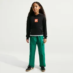 NIKE Sportswear French Terry Hoodie Kinder 010 - black/white M (137-147 cm)