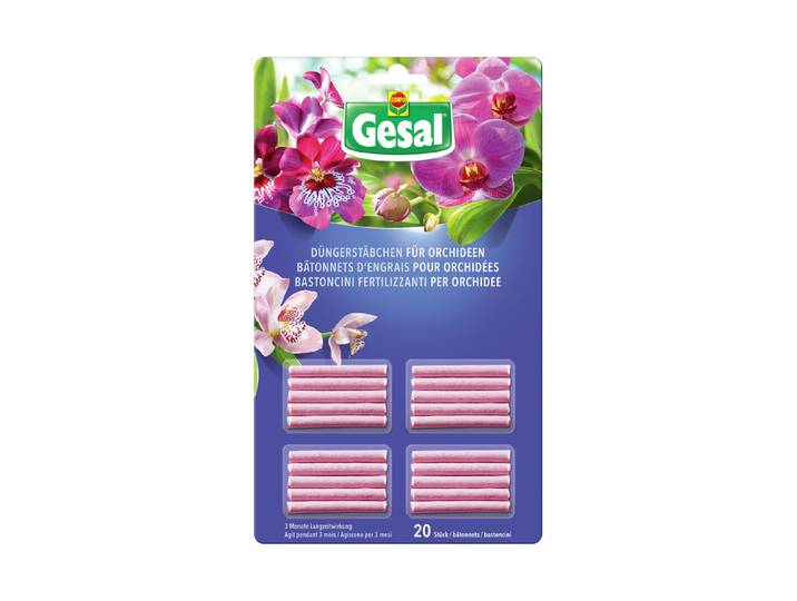 Gesal Düngerstäbchen für Orchideen 20 Stück