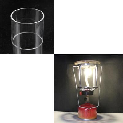 Smart Shopping Spot Outdoor Camping Tent Glass Shade Cylinder Lampshade Replacement Durable, Elegant Gas Lamp Accessory For Camping, Tents m