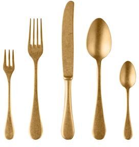 Mepra Vintage Flatware Set with Cake Forks - 30 Pieces