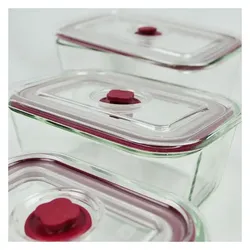 Jata HREC4204 Set 500ml 800ml 1500ml, Vorratsbehälter, Transparent
