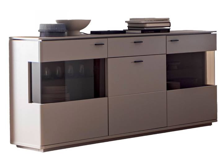 Sideboard TORRENT, basalt, Holznachbildung