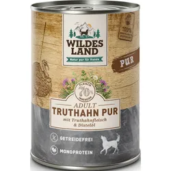 Wildes Land Sparpaket 12 x 400g Truthahn PUR