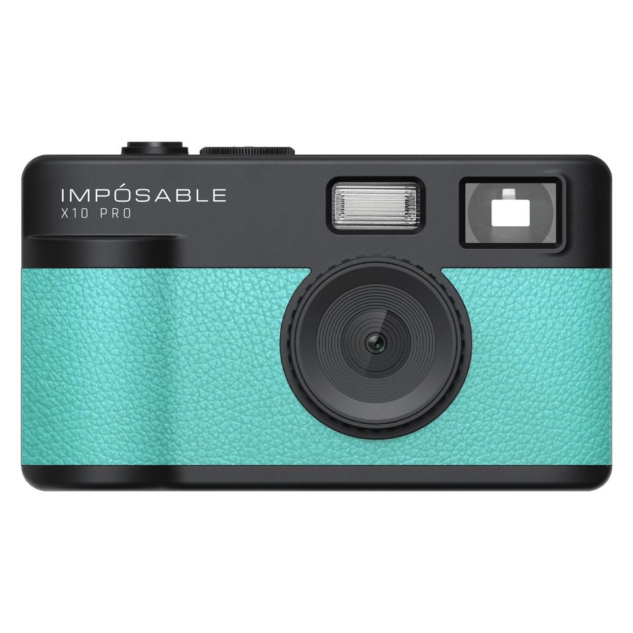 Impósable X10 PRO Aqua Mint 12-MP-Retro-Kamera ohne Display mit 4-GB-Speicherkarte (12 Mpx) (72852661)