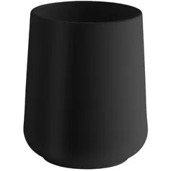 Beslagsboden Zahnputzbecher Satin Kunststoff Schwarz