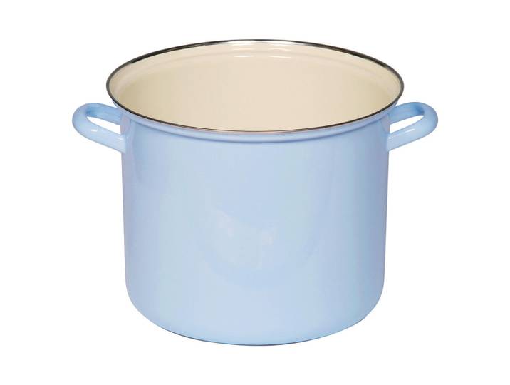 Riess Kochtopf Classic bunt, Blau, Metall, 3 l, backofengeeignet, kratzfest, hitzebeständige Griffe, Kochgeschirr, Töpfe, Kochtöpfe