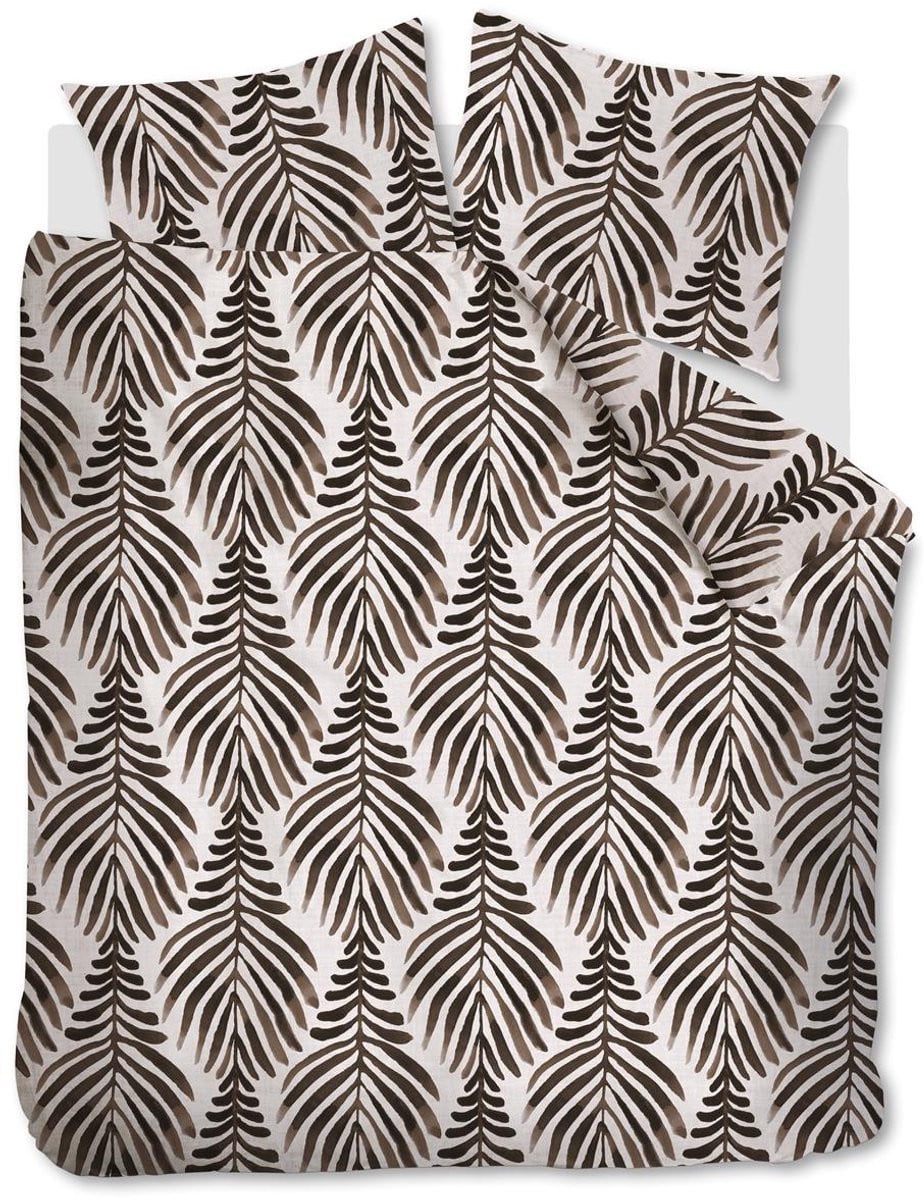 Vtwonen Bold Feathers dekbedovertrek Tweepersoons 200x220 cm Zand