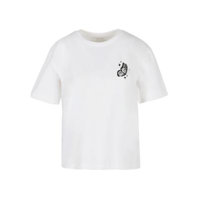T-Shirt MISS TEE "Miss Tee Wildest Dreams Tee", Damen, Gr. XS, weiß, 100% Baumwolle, bedruckt, oversize, Rundhals, Shirts T-Shirt