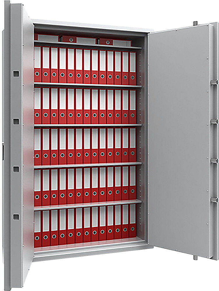 kaiserkraft Wertschutzschrank, VdS-Klasse II, LFS 30 P, HxBxT 1950 x 1260 x 550 mm