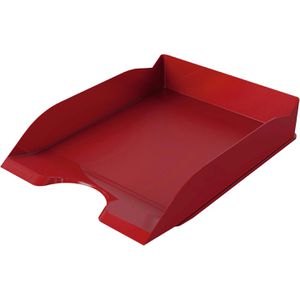 Durable Briefablage 1701674080, Basic, A4, rot, stapelbar, Kunststoff