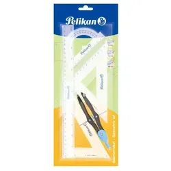 Pelikan: Linealset mit Zirkel